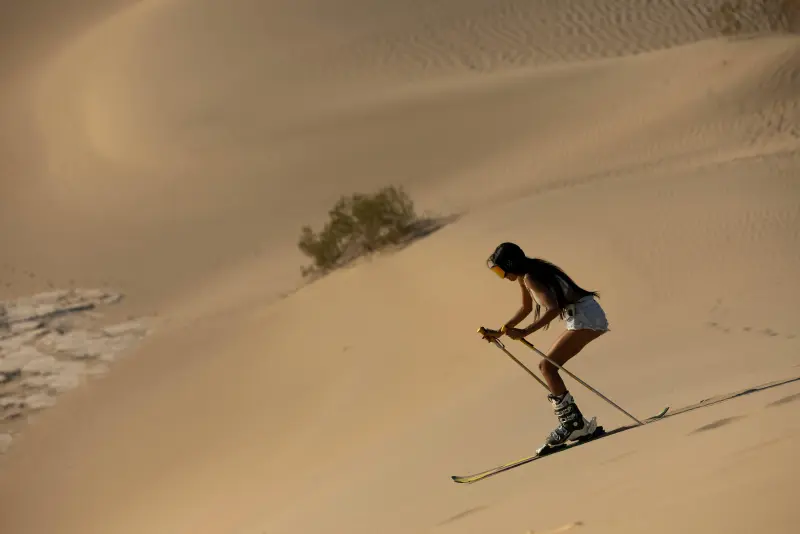 Sand Skiing