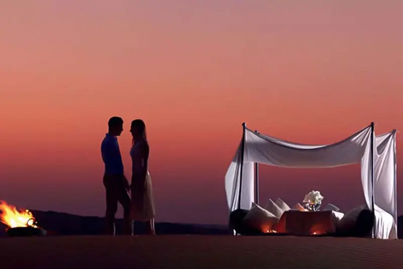 Romantic Dune Dinner Riyadh