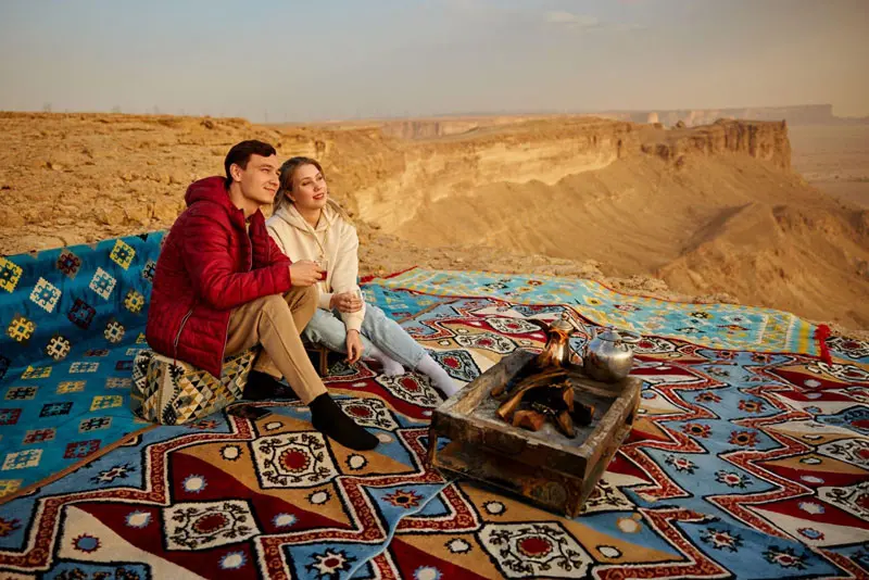 Private Romantic Set up Edge of the World Riyadh