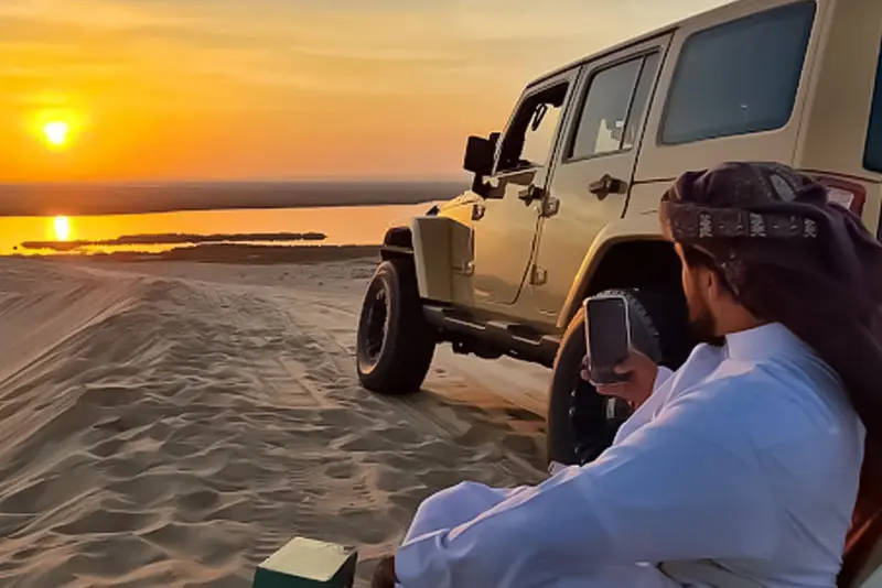 Private Dune Dinner in Al Asfar Lake