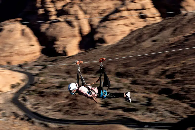 Zipline Experience in Al Ula