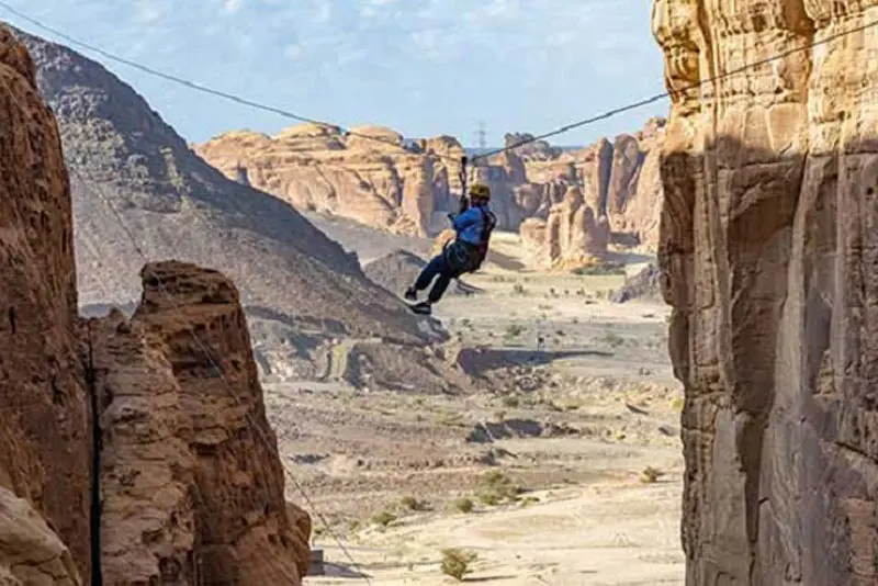 Zipline Experience in Al Ula