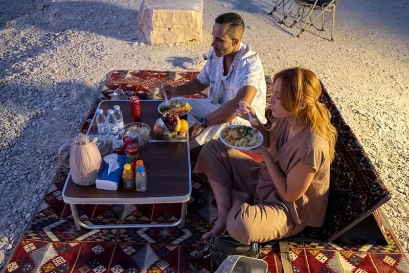 Overnight Camping Edge of the World Riyadh