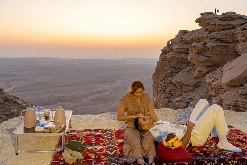 Private Romantic Set up Edge of the World Riyadh