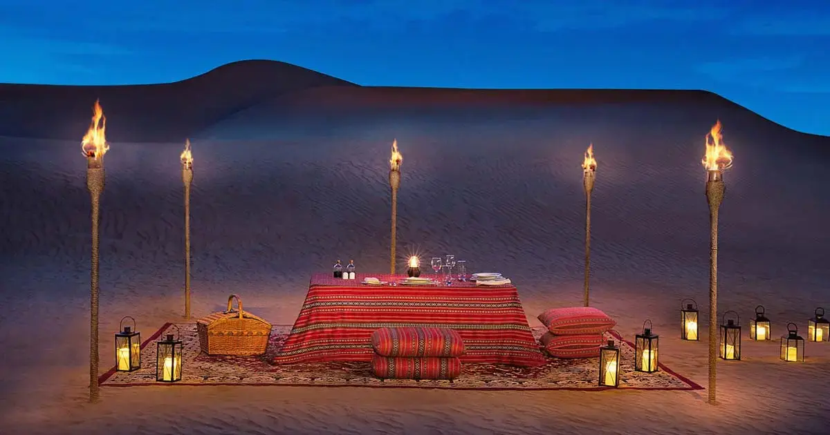 Romantic Dune Dinner Riyadh – Dinner Under Desert Stars
