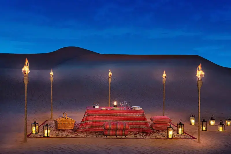 Romantic Dune Dinner Riyadh