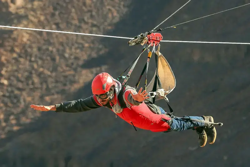 Zipline Experience in Al Ula